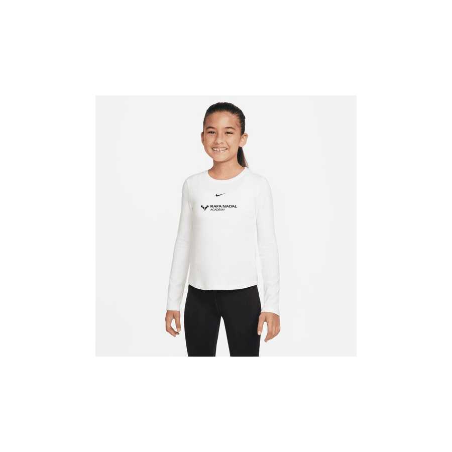 Rafa Nadal Academy Girl's White Long Sleeve T-Shirt