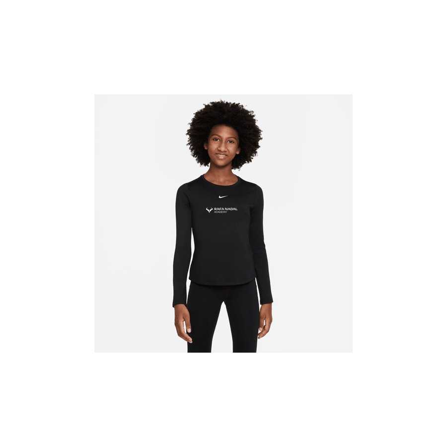 Rafa Nadal Academy Girl's Black Long Sleeve T-Shirt