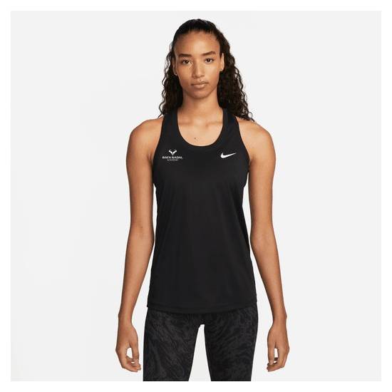 Rafa Nadal Academy Camiseta Tirantes Negro Mujer