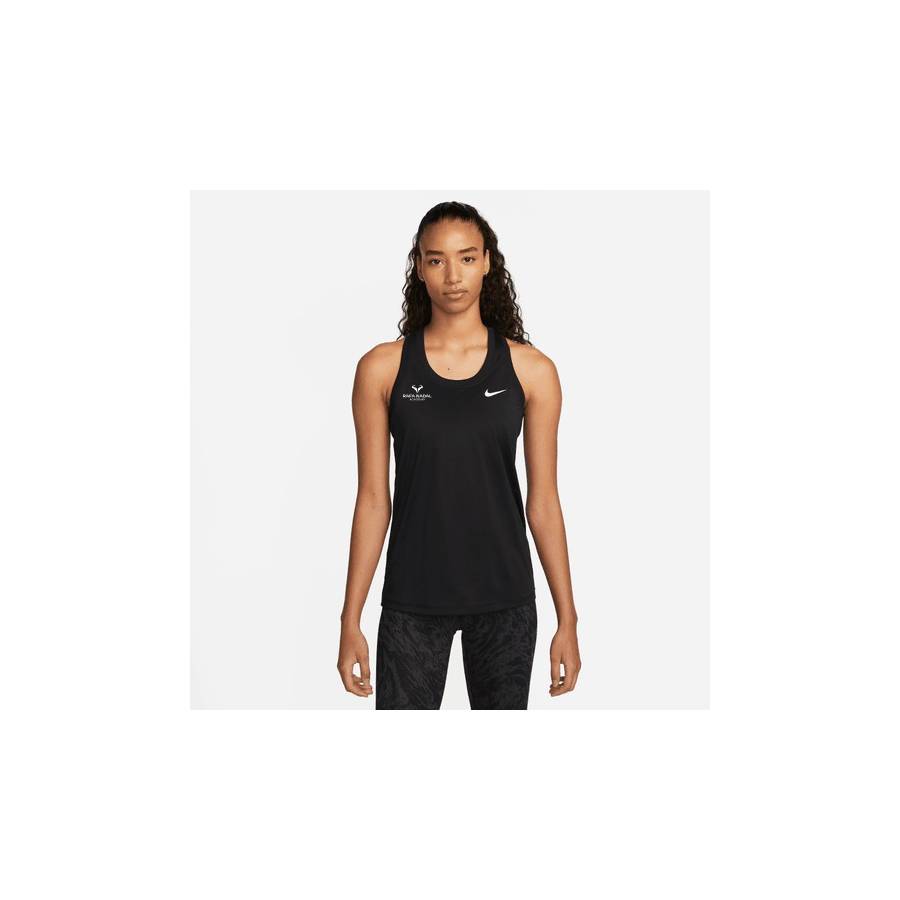 Rafa Nadal Academy Camiseta Tirantes Negro Mujer