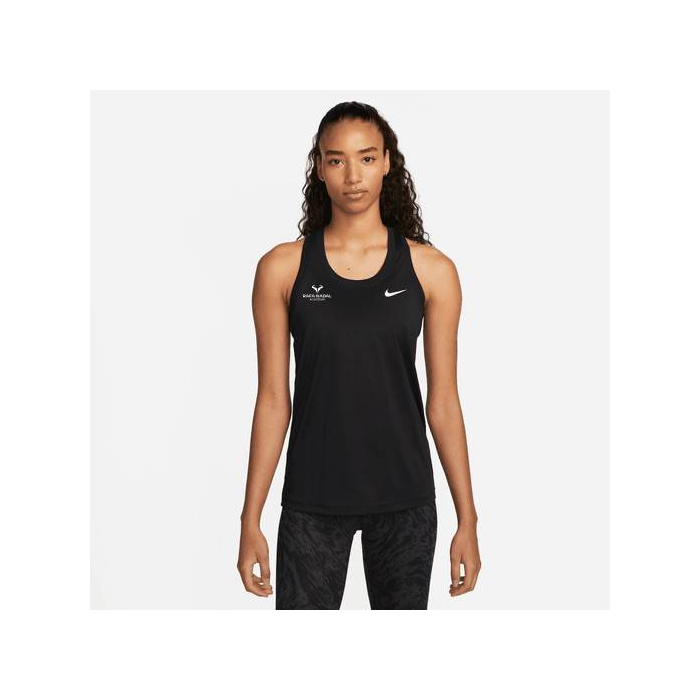 Rafa Nadal Academy Camiseta Tirantes Negro Mujer