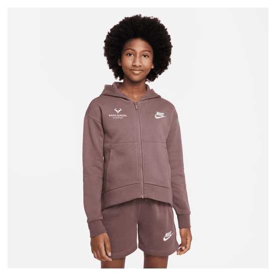 Rafa Nadal Academy Girl's Brown Hoodie