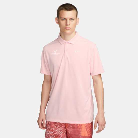 Rafa Nadal Academy Polo Dry Fit Rose Homme