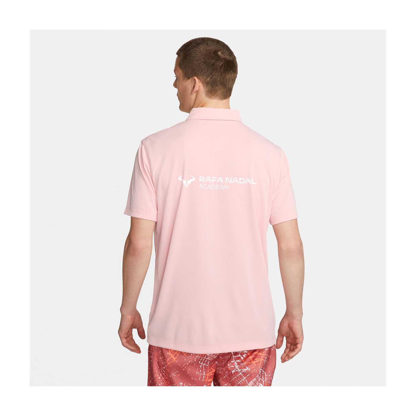 Rafa Nadal Academy Men's Pink Dry-fit Polo