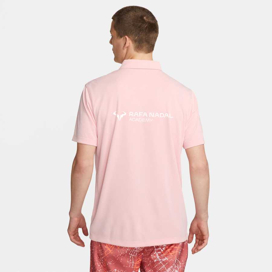 Rafa Nadal Academy Polo Dry Fit Rose Homme