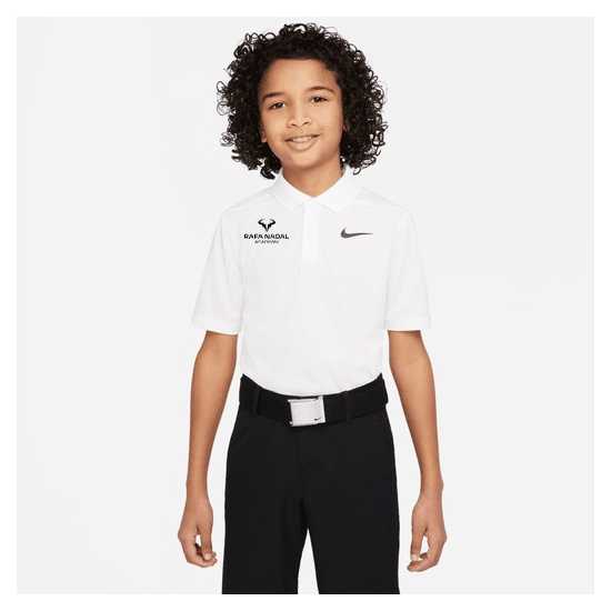 Rafa Nadal Academy Boy's White Polo