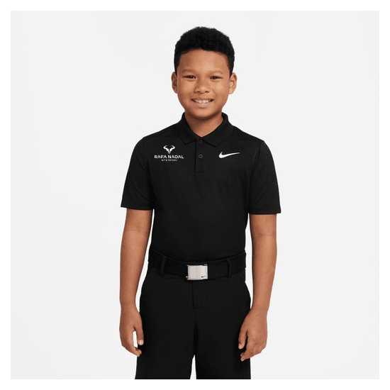 Rafa Nadal Academy Boy's Black Polo