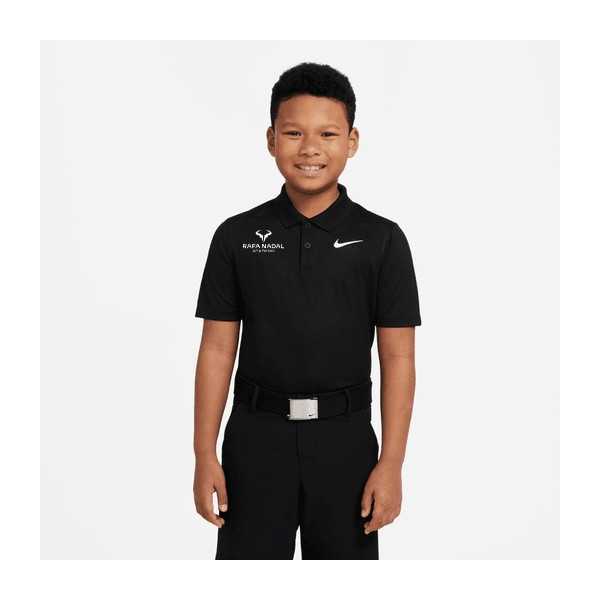 Rafa Nadal Academy Boy's Black Polo