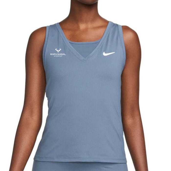 Rafa Nadal Academy Camiseta Tirantes Azul Mujer