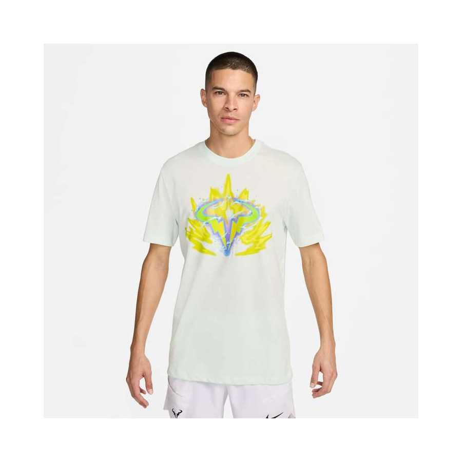 Rafa Nadal Camiseta Bull Verde Hombre