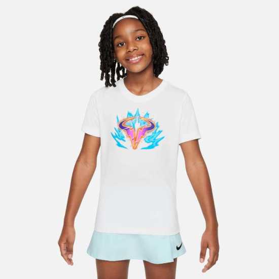 Rafa Nadal Children's White Bull T-Shirt