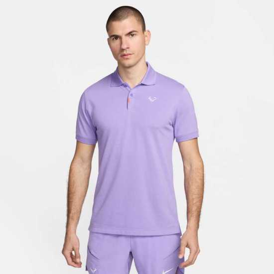 Rafa Nadal Lila Polo Homme