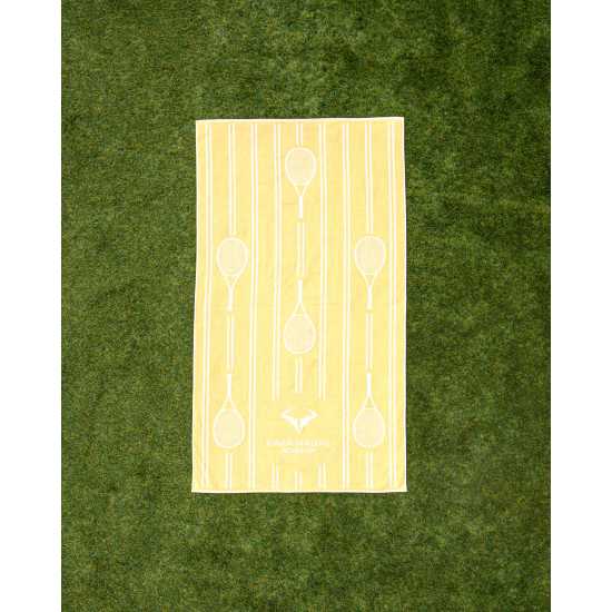 Rafa Nadal Academy Yellow Beach Towel