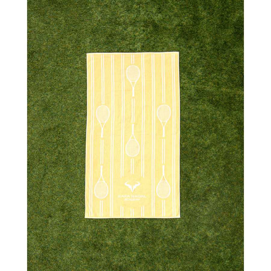 Rafa Nadal Academy Yellow Beach Towel