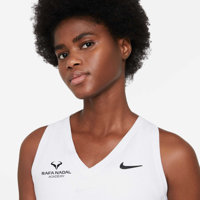 Rafa Nadal Academy Camiseta Tirantes Blanca Mujer