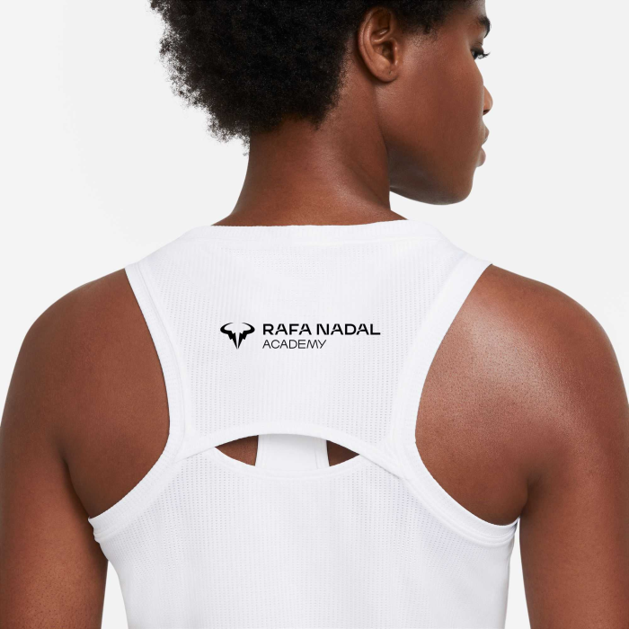 Rafa Nadal Academy Camiseta Tirantes Blanca Mujer