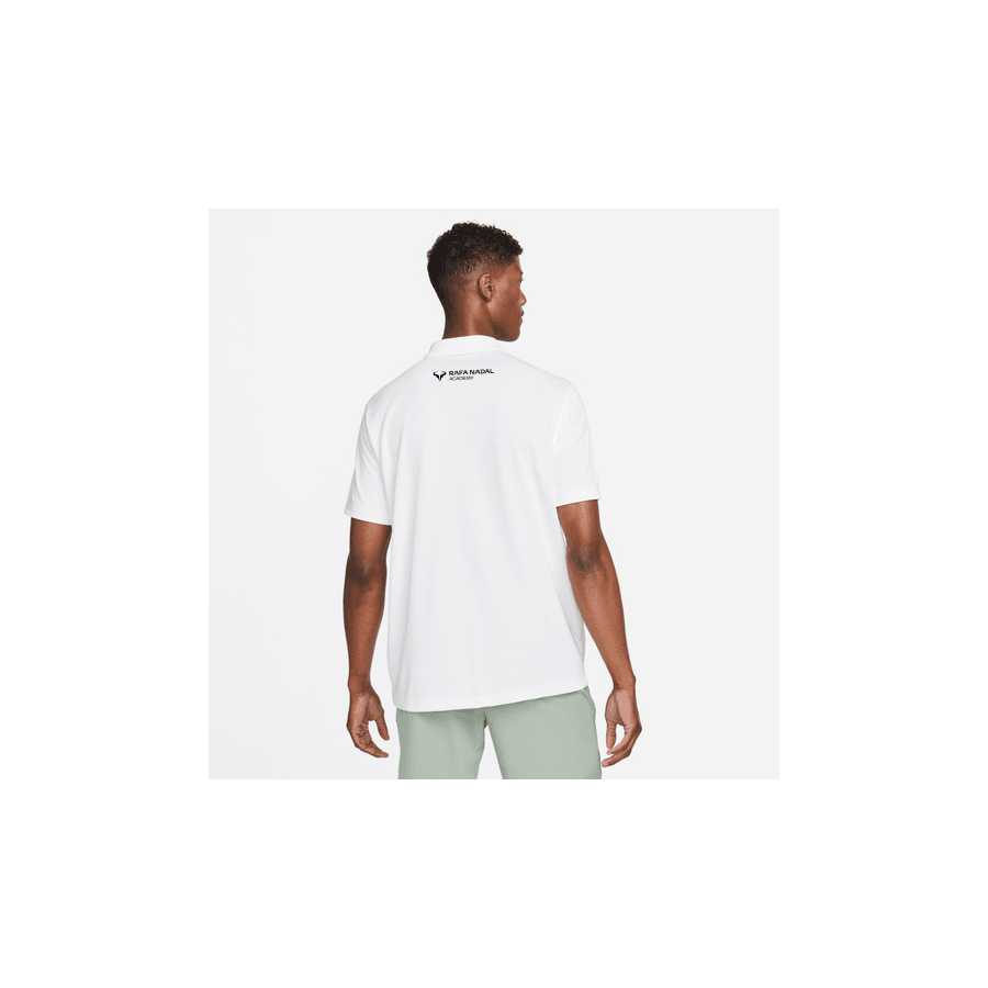 Rafa Nadal Academy Men's White Dry-fit Polo