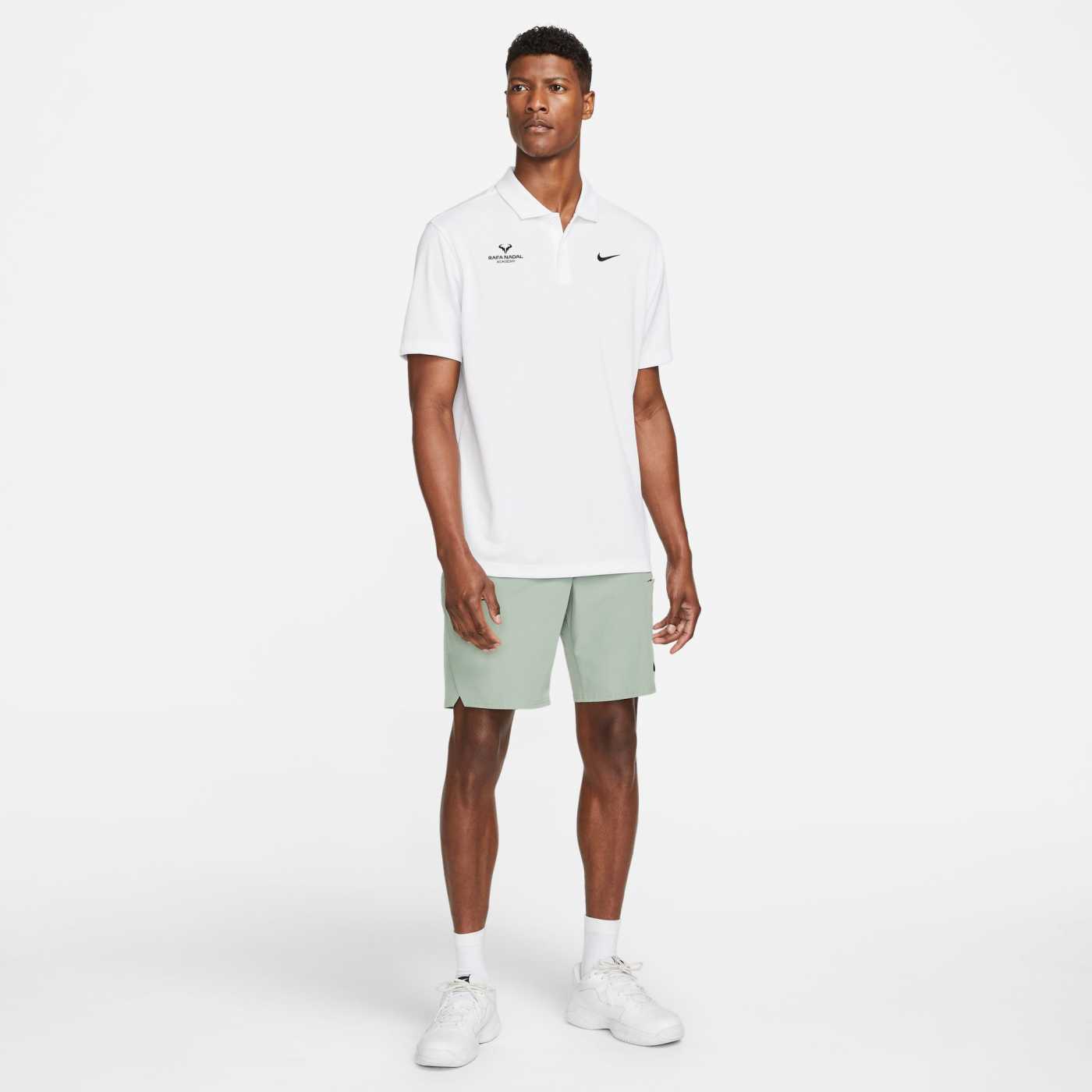 Rafa Nadal Academy Men's White Dry-fit Polo