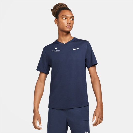 Rafa Nadal Academy Camiseta Azul Tenis Hombre
