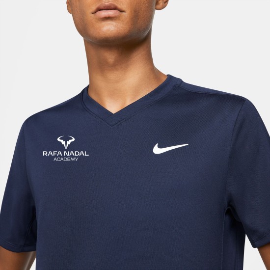 Rafa Nadal Academy Camiseta Azul Tenis Hombre