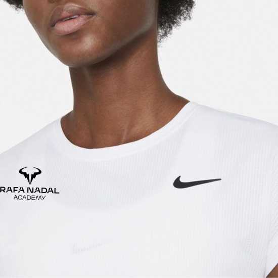 Rafa Nadal Academy Camiseta Blanca Mujer