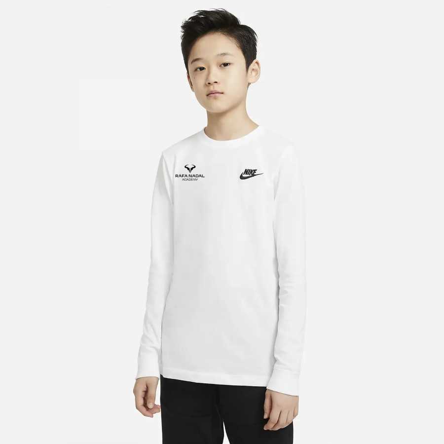 Rafa Nadal Academy Boy''s White Long Sleeve T-Shirt