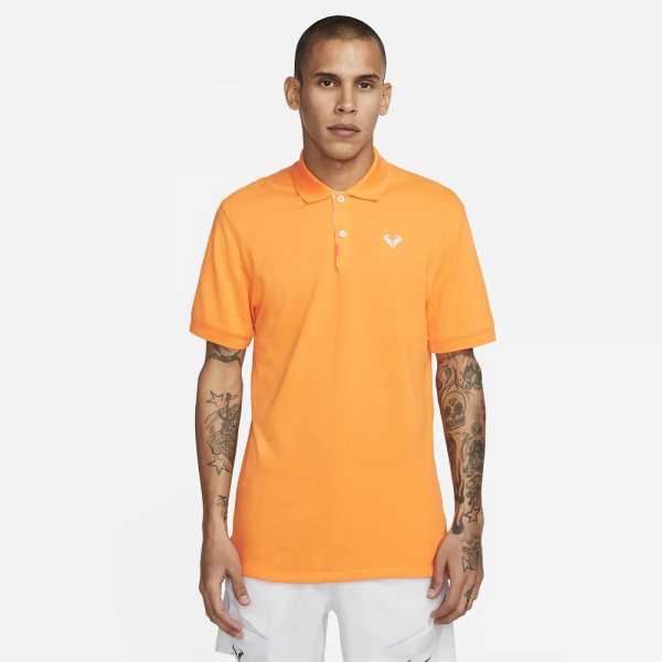 Rafa Nadal Orange Polo Homme