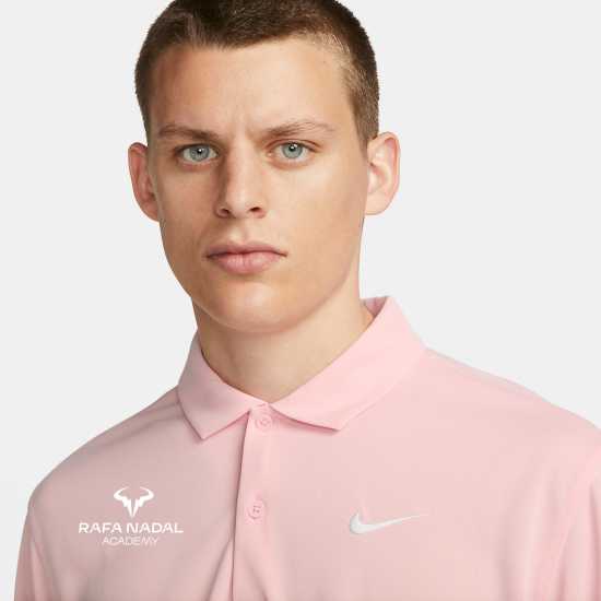 Rafa Nadal Academy Men's Pink Dry-fit Polo