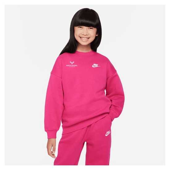 Rafa Nadal Academy Girl's Pink Sweatshirt