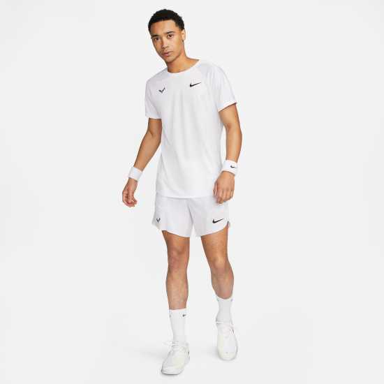 Rafa Nadal Camiseta Challenger Blanca Hombre