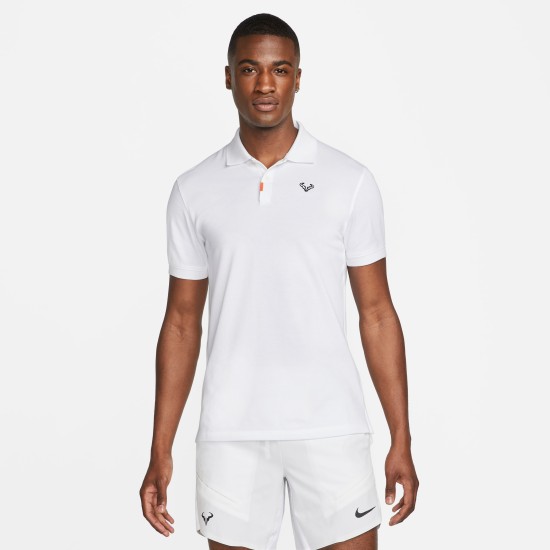 Rafa Nadal Polo Blanco Hombre