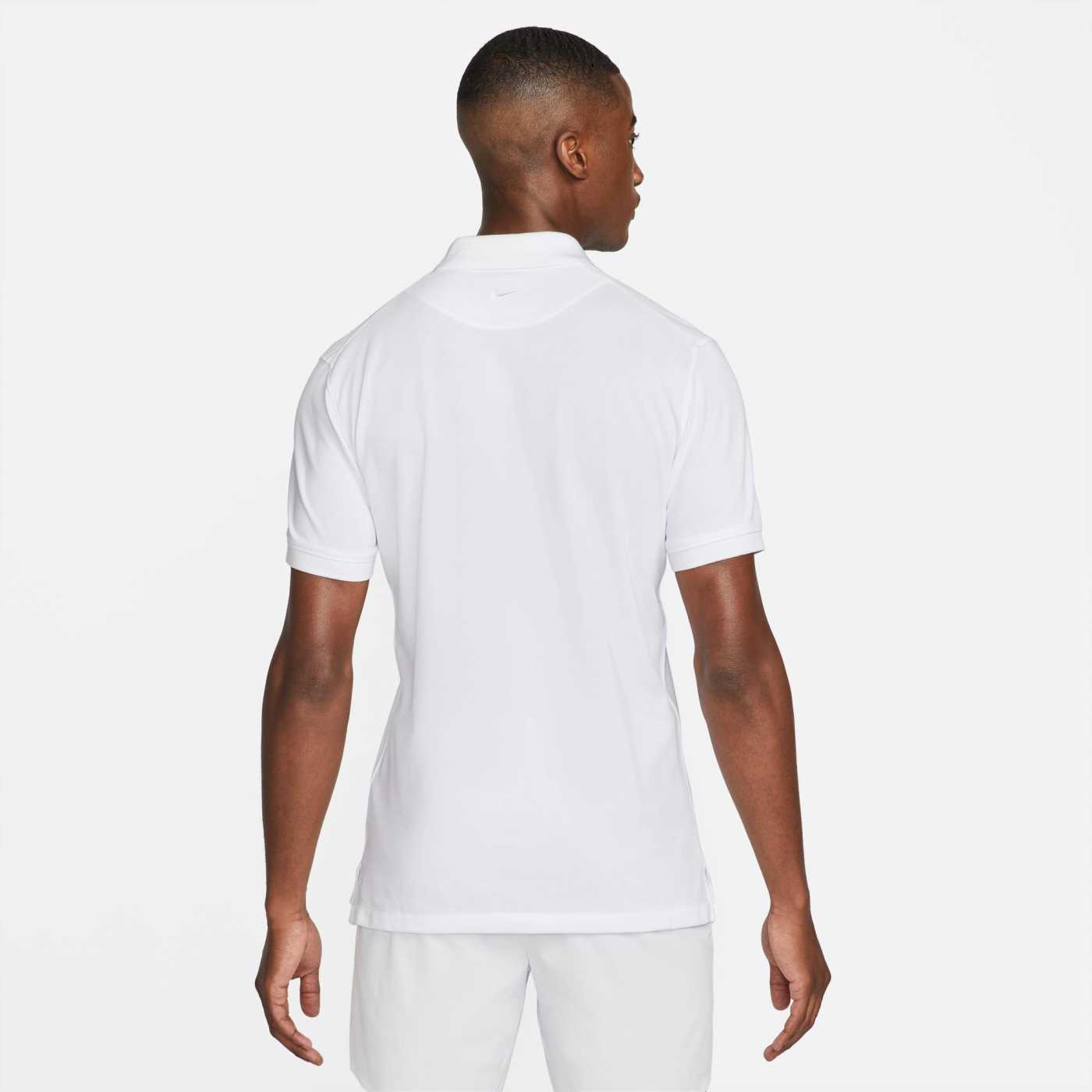 Rafa Nadal Blanc Polo Homme