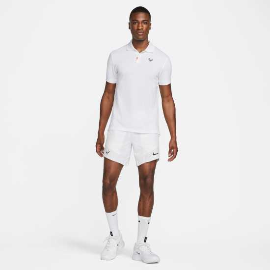 Rafa Nadal Blanc Polo Homme