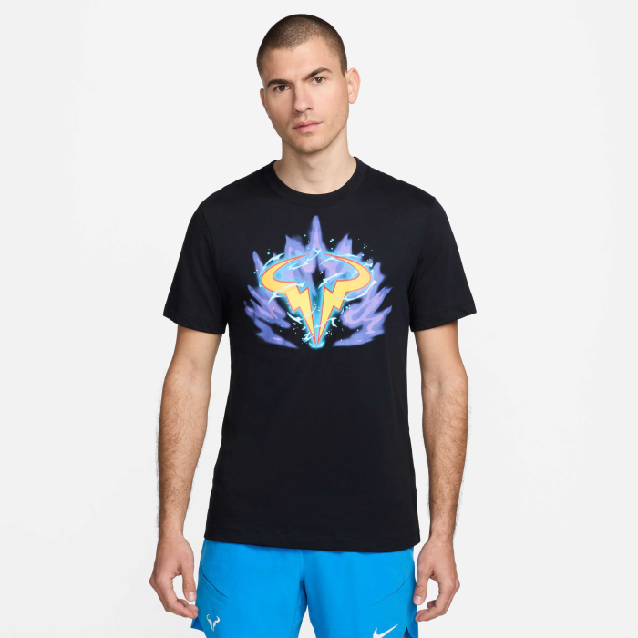 Rafa Nadal Men's Black Bull T-Shirt