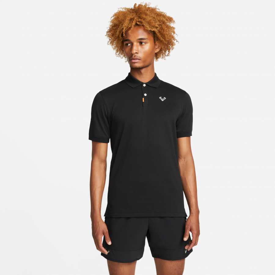 Rafa Nadal Men's Black Polo