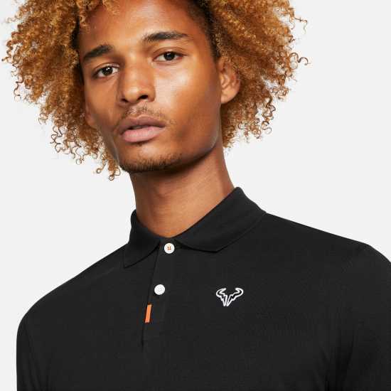 Rafa Nadal Men's Black Polo