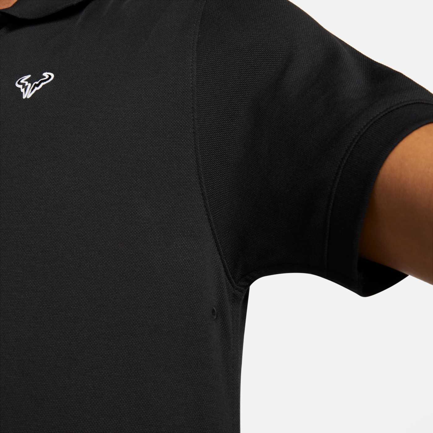 Rafa Nadal Men's Black Polo