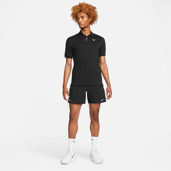 Rafa Nadal Men's Black Polo