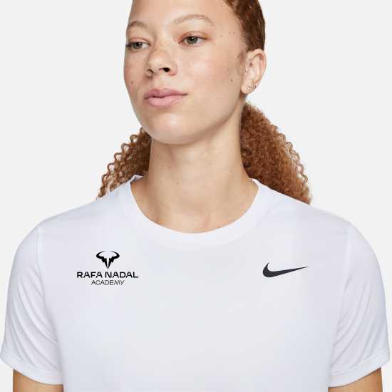 Rafa Nadal Academy Camiseta Blanca Mujer