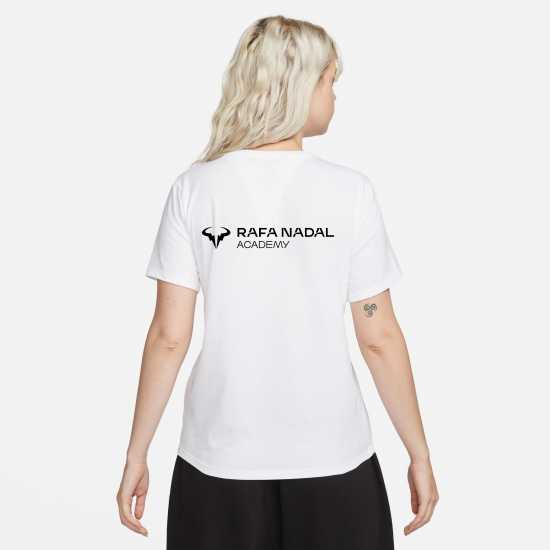 Rafa Nadal Academy Camiseta Blanca Mujer