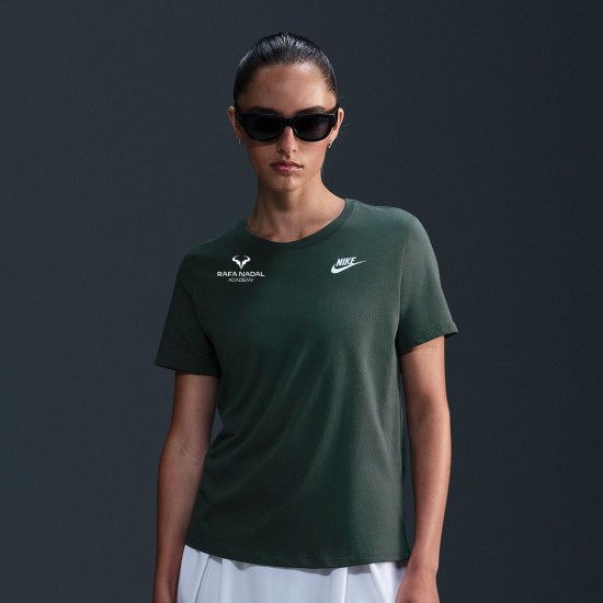 Rafa Nadal Academy Camiseta Verde Mujer