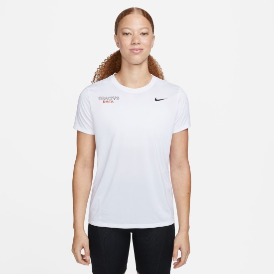 Rafa Nadal T-shirt Blanc Footprint Femme - Special Edition