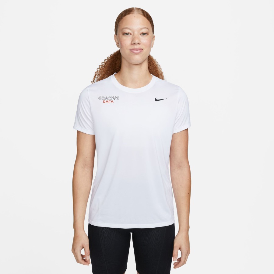 Rafa Nadal Women's White Footprint T-Shirt - Special Edition