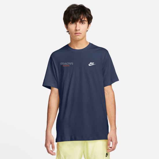 Rafa Nadal Camiseta Azul Huella Adulto Unisex - Edición Especial