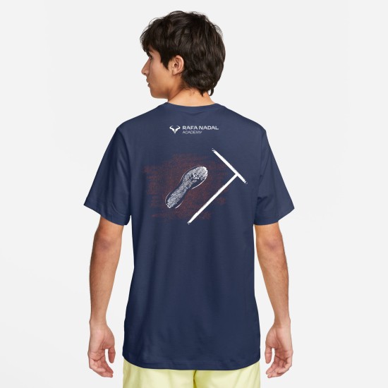 Rafa Nadal Adult Blue Footprint T-Shirt - Special Edition