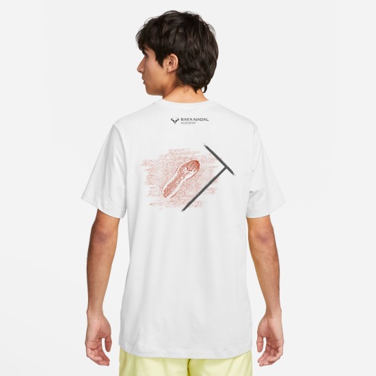 Rafa Nadal T-shirt Blanc Footprint Adulte -Special Edition