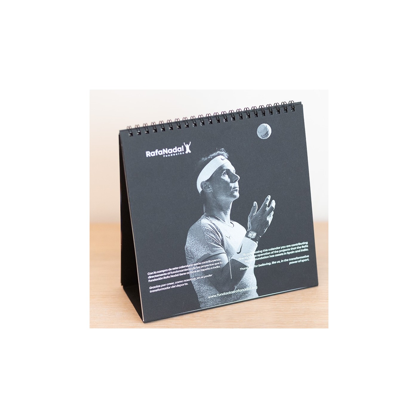 Rafa Nadal's Foundation Desk Solidarity Calendar 2025