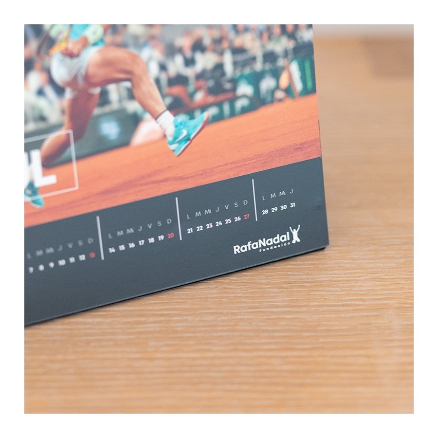 Rafa Nadal's Foundation Desk Solidarity Calendar 2025