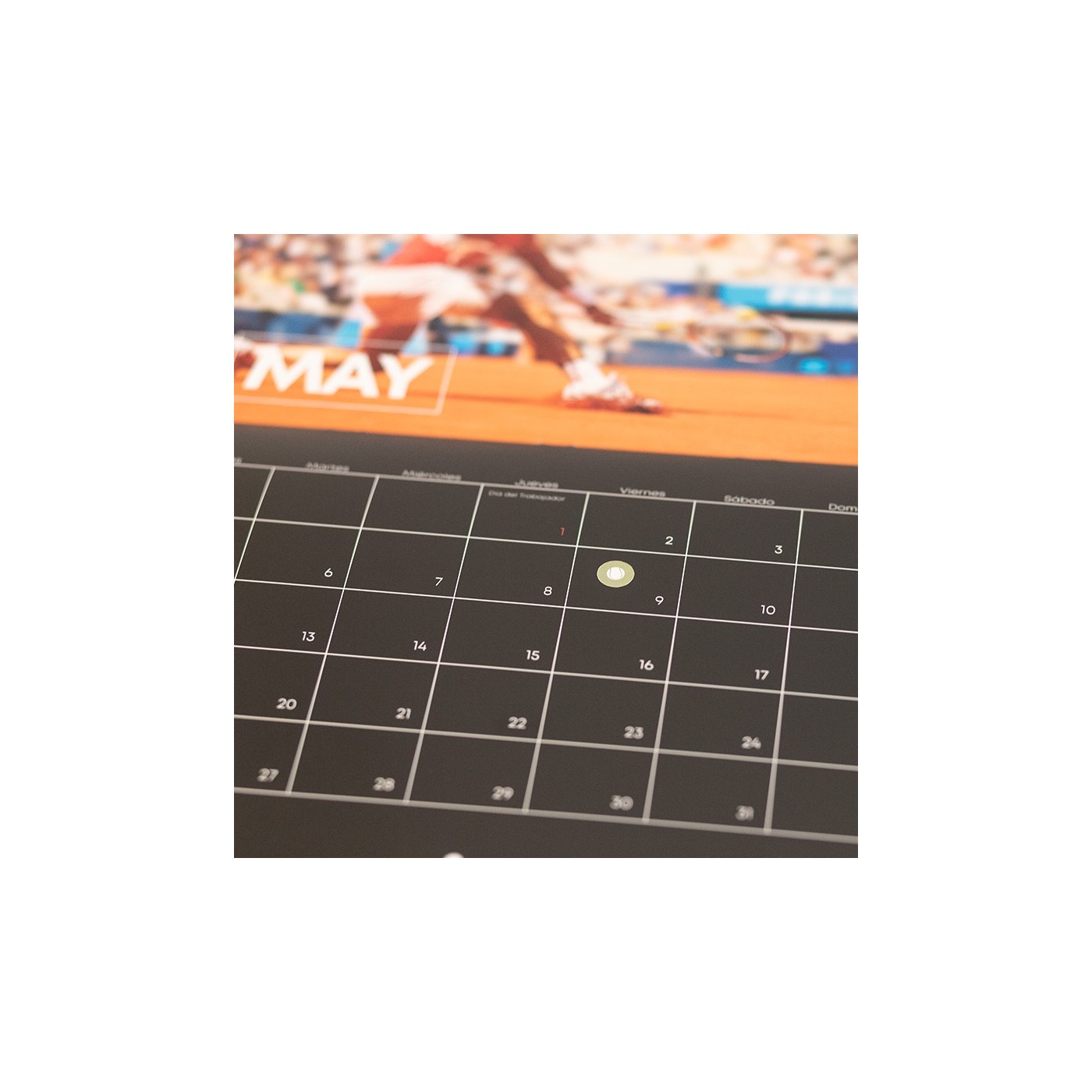 Fondation Rafa Nadal Calendrier Solidarité Mural 2025