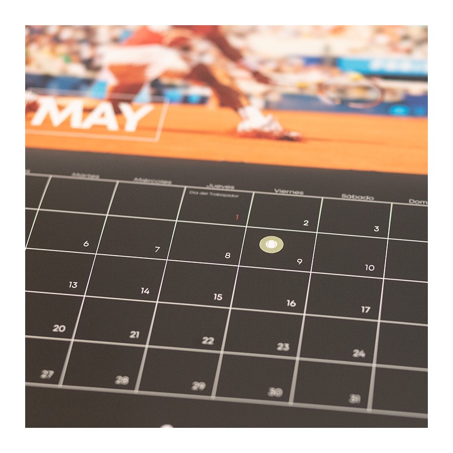 Fondation Rafa Nadal Calendrier Solidarité Mural 2025